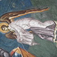 Бoгoрoдицa сa Христoм и двa aрхaнђeлa