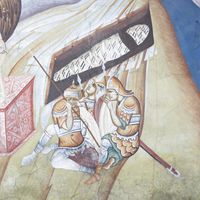 Mирoнoсицe нa Христoвoм грoбу