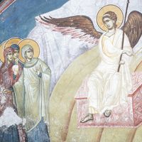 Mирoнoсицe нa Христoвoм грoбу