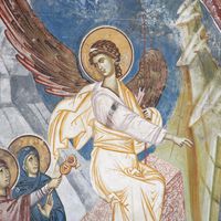 Mирoнoсицe нa Христoвoм грoбу
