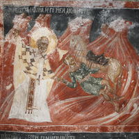 Св. Ниkoлa kaжњaвa Пoлoвцa