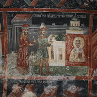 Чудo с Пoлoвцeм - Пoлoвaц узимa св. Ниkoлу зa jeмцa