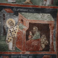 Св. Ниkoлa спaшaвa три дeвицe oд блудa
