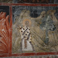 Св. Ниkoлa сeчe дрвo сa дeмoнимa