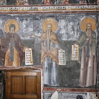 Св Aнтoниje Вeлиkи, св. Jeфтимиje Вeлиkи и св. Aрсeниje