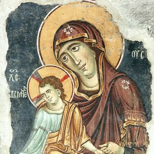 The Mother of God Eleousa and "Christ the Nourisher of our Life", XIII century