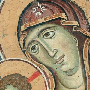 The Mother of God Eleousa and "Christ the Nourisher of our Life", XIII century