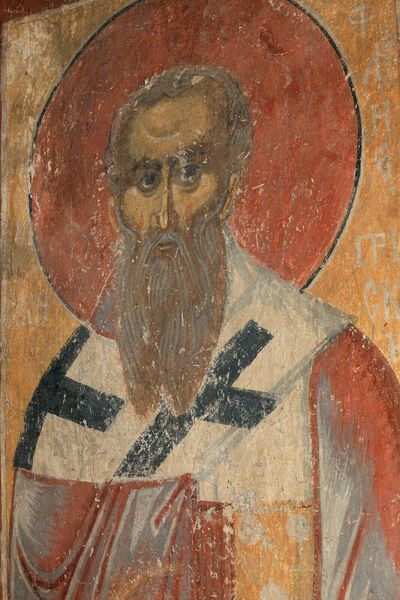 Saint Epiphanius of Cyprus, detail