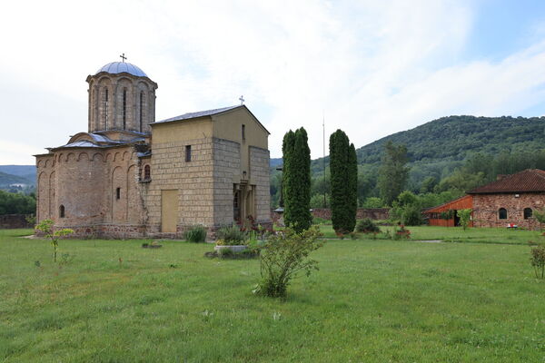 Northwest view of the church