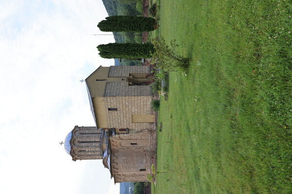 Northwest view of the church