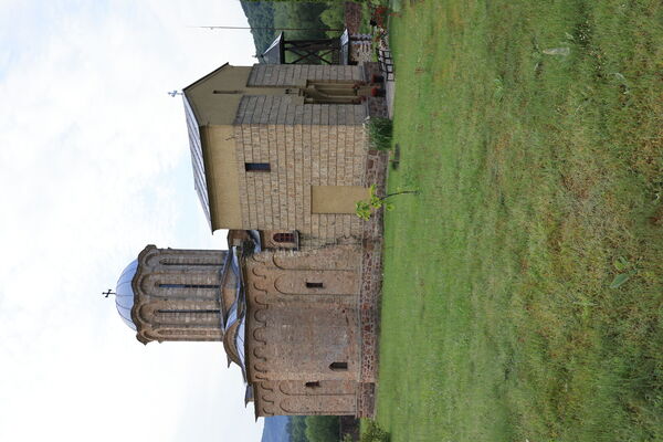 Northwest view of the church