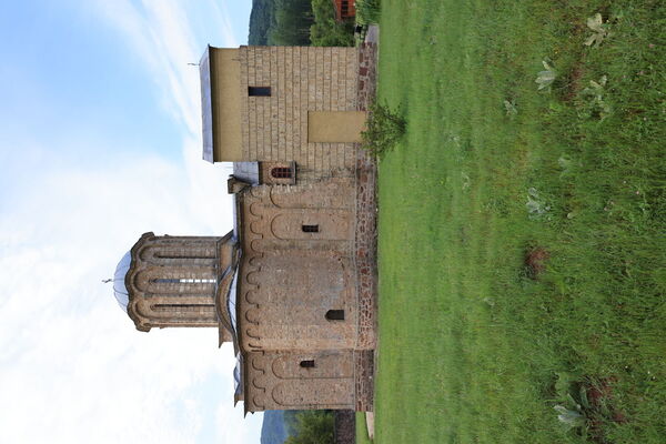 North side of the church