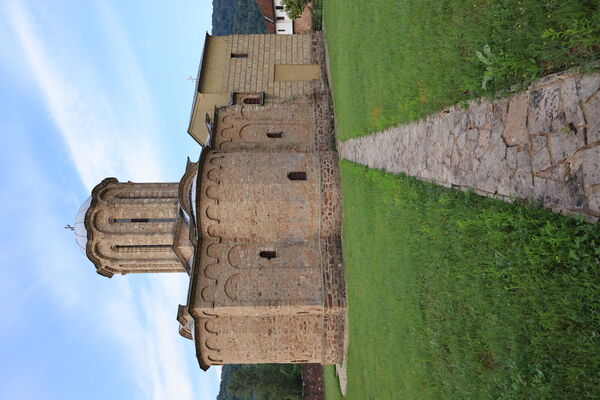 Northeast side of the church