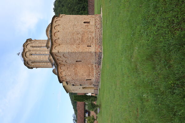 Southeast side of the church