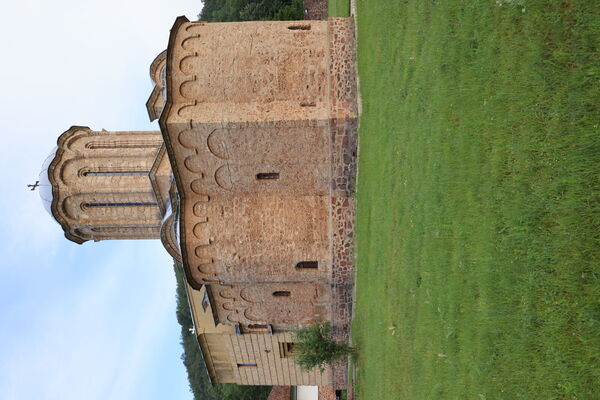 Southeast side of the church