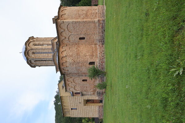 Southeast side of the church