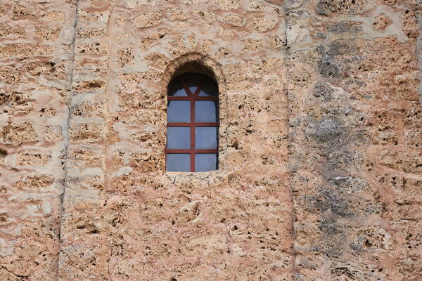 South window of the west bay of the nave