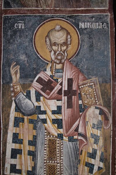 Св. Никола Мирликијски, детаљ