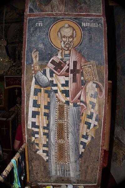 Св. Никола Мирликијски, детаљ