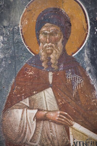 Св. Антоније Велики, детаљ