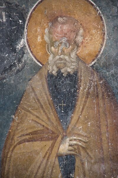 Св. Сава Јерусалимски, детаљ