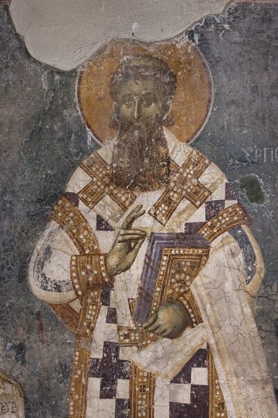Св. Сава први српски архиепископ, детаљ