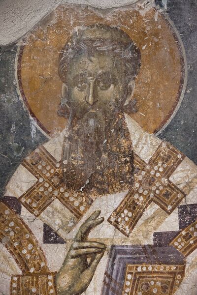 Св. Сава први српски архиепископ, детаљ