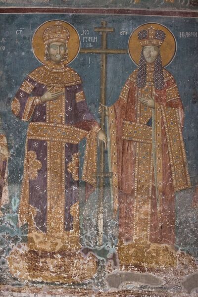 Св. цар Константин и царица Јелена