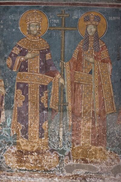 Св. цар Константин и царица Јелена