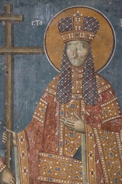 Св. царица Јелена, детаљ
