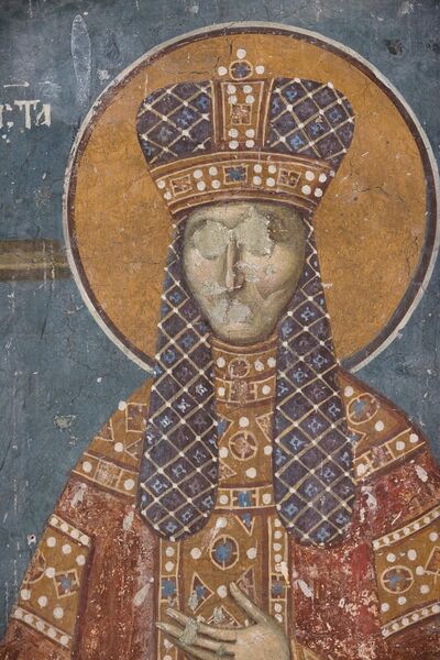 Св. царица Јелена, детаљ