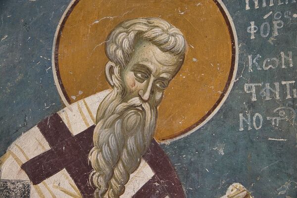 Св. Никифор Цариградски, детаљ