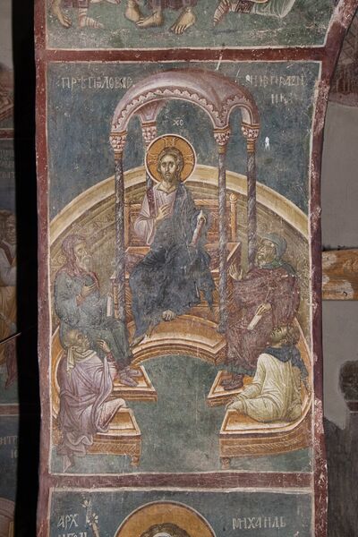 Преполовљење празника, детаљ