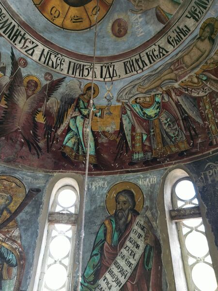 Небеска литургија, детаљ