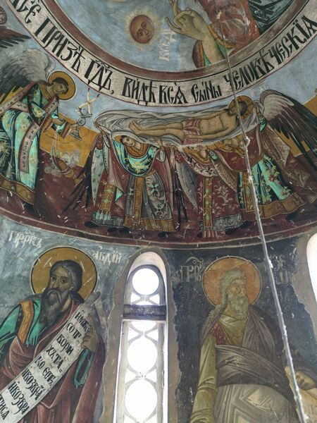 Небеска литургија, детаљ