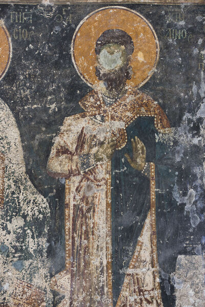 Св. Акиндин, детаљ