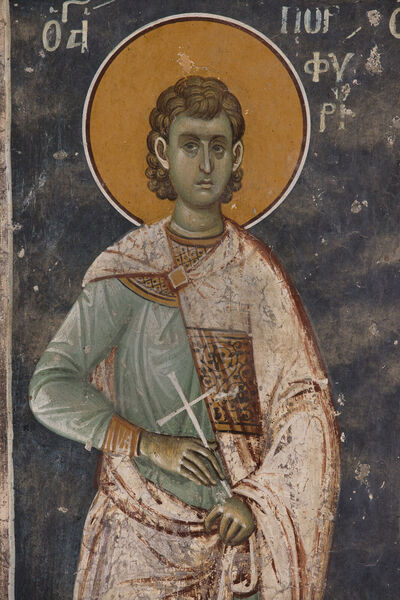 Св. Порфирије, детаљ