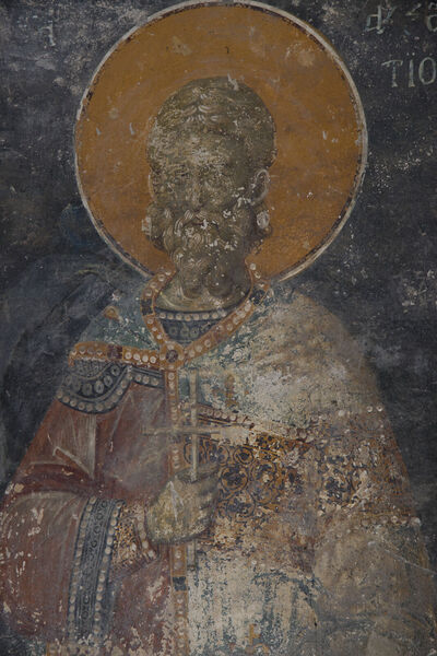 Св. Авксентије, детаљ