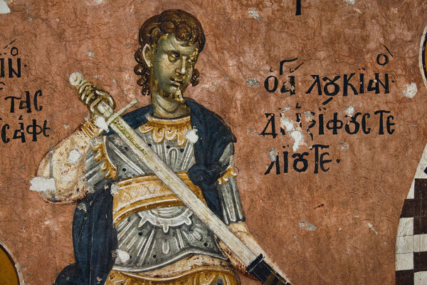 Усековање св. Лукијана, детаљ