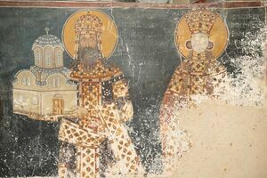 Краљ Милутин и краљица Симонида