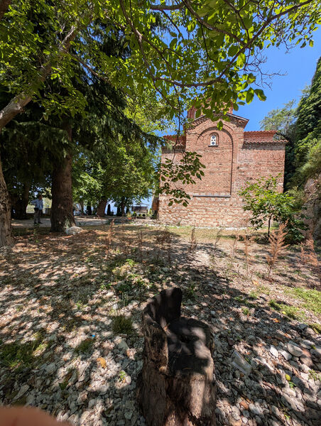 South facade of the church