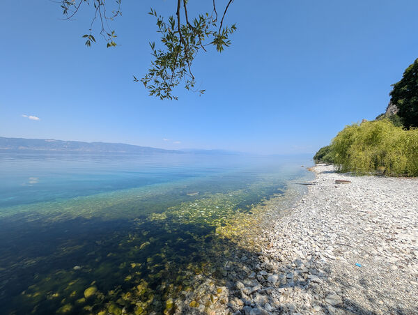 View from Zaum to Lake Ohrid