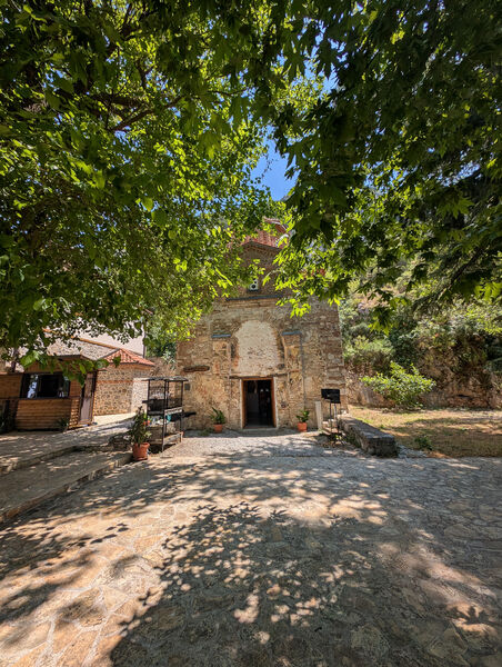 West side of the church