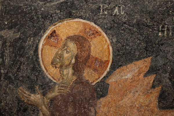 Prayer in Gethsemane, detail
