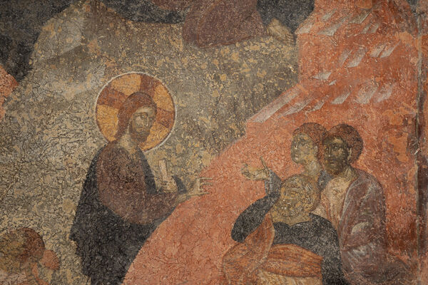 Prayer in Gethsemane, detail