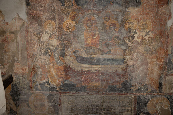 Dormition, detail