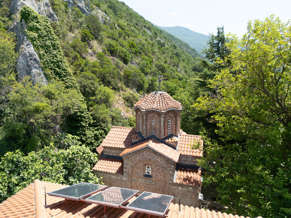 Higher church zones seen from the south